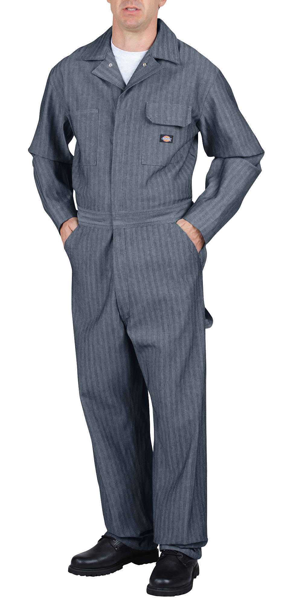 Fisher Stripe Cotton Coverall - Corporate Cleaners & Laundry