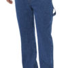 Relaxed Fit Straight Leg Flannel-Lined Carpenter Denim Jean