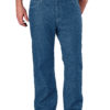 Relaxed Straight Fit Flannel-Lined Denim Jean