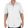Industrial Cotton Short Sleeve Work Shirt