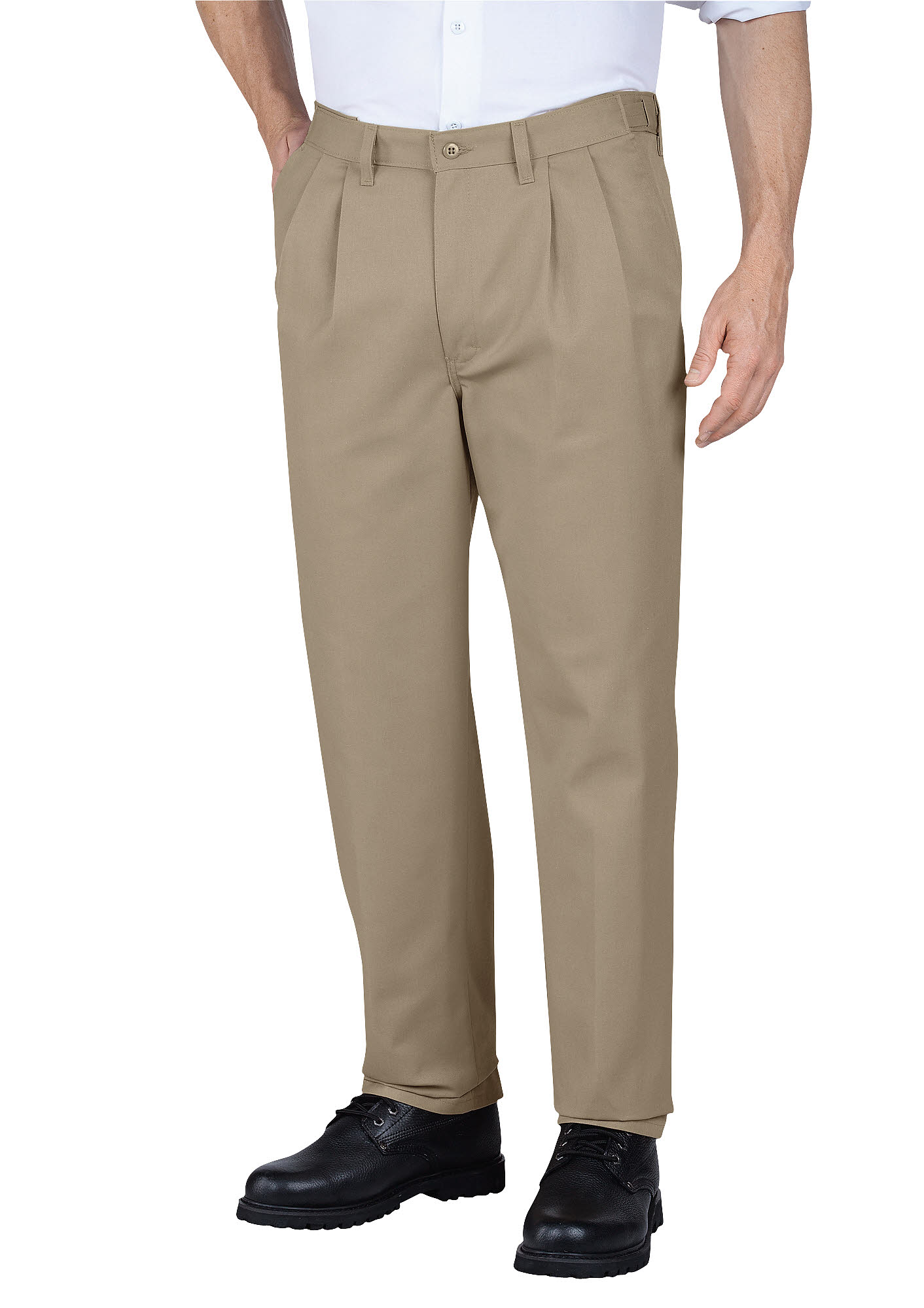 Genuine Dickies Pleated Front Comfort Waist Pants - Corporate Cleaners ...